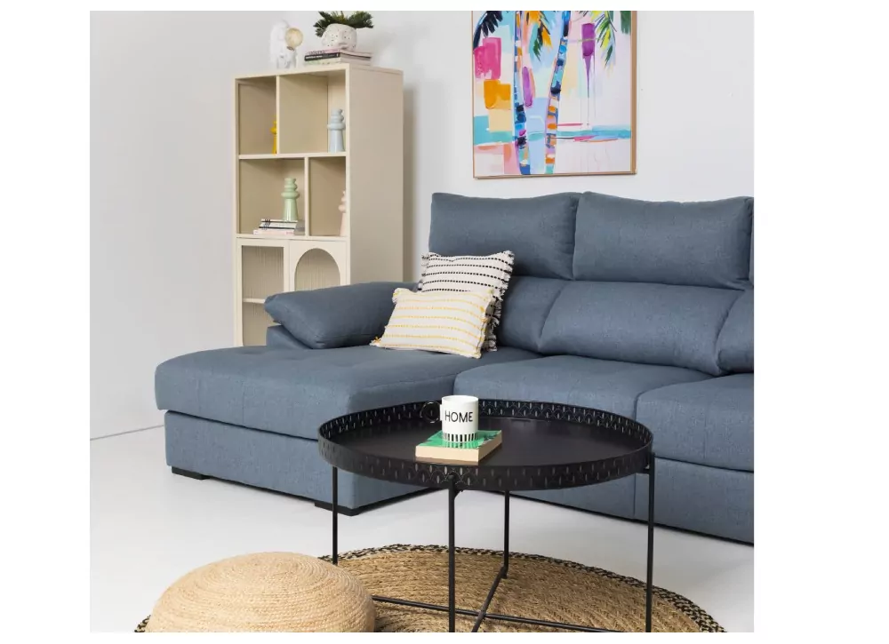 Sofá chaise longue com assentos deslizantes ZIP Sofá chaise longue com assentos deslizantes ZIP