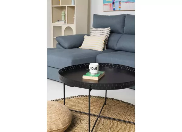 Sofá chaise longue com assentos deslizantes ZIP Sofá chaise longue com assentos deslizantes ZIP