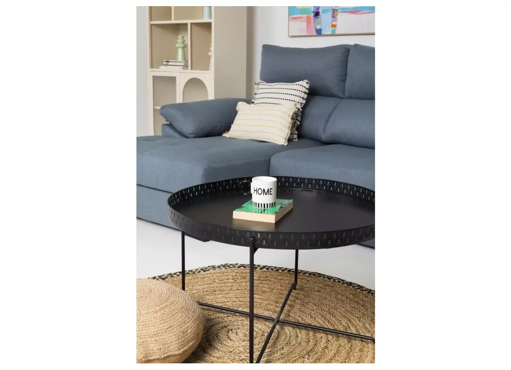 Sofá chaise longue com assentos deslizantes ZIP Sofá chaise longue com assentos deslizantes ZIP