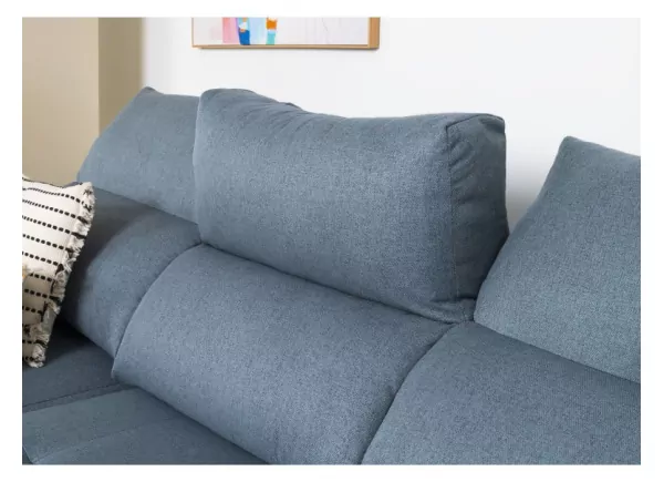 Sofá chaise longue com assentos deslizantes ZIP Sofá chaise longue com assentos deslizantes ZIP