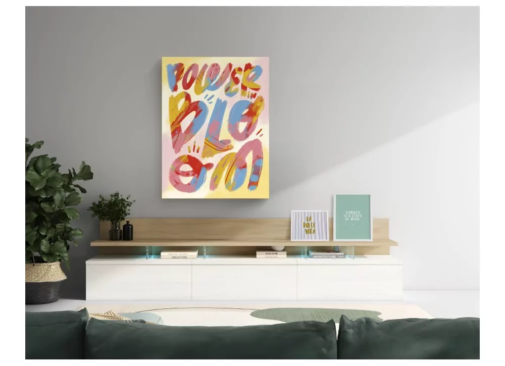 Quadro de edição limitada Power in Bloom Quadro de edição limitada Power in Bloom