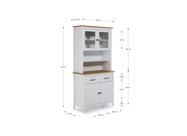 Buffet con armario y cajones RANDA Buffet con armario y cajones RANDA