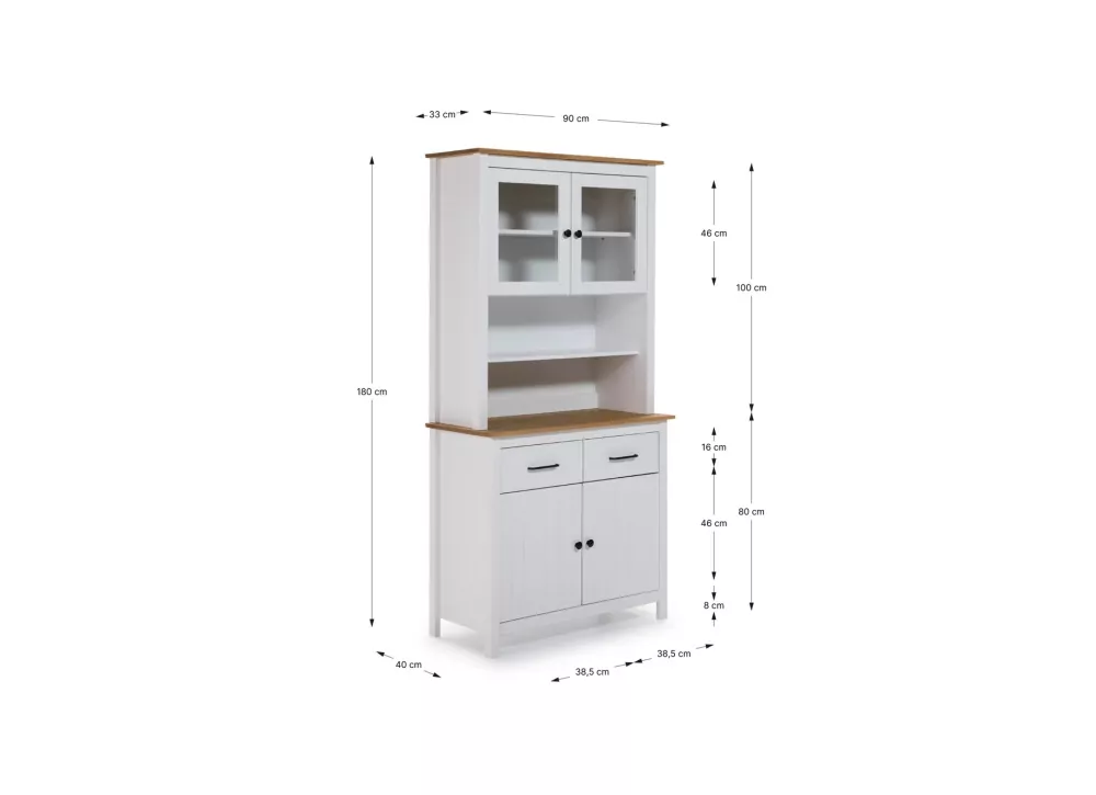 Buffet con armario y cajones RANDA Buffet con armario y cajones RANDA