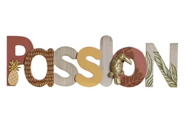 Decoración de letras PASSION Decoración de letras PASSION