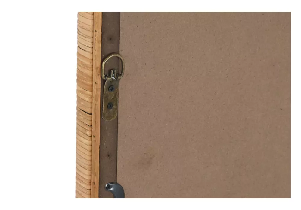 Espejo bordes de ratán DILO