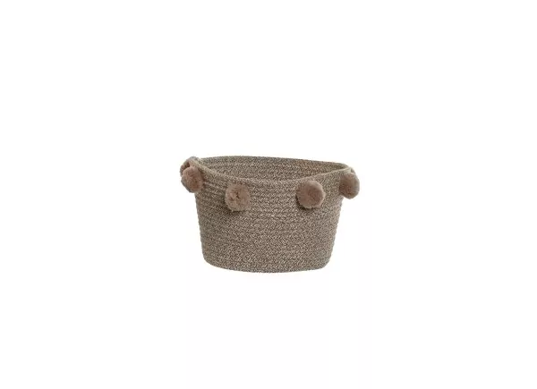 Cesta con pompones TEKA
