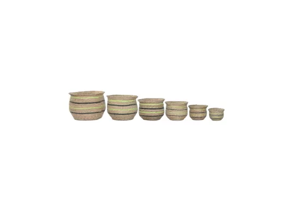 Set 6 Maceteros mimbre NEXA Set 6 Maceteros mimbre NEXA
