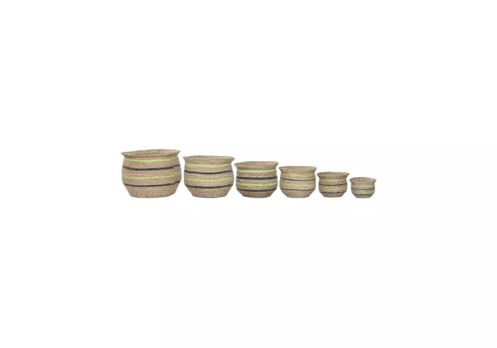 Conjunto 6 Macetero mimbre NEXA Conjunto 6 Macetero mimbre NEXA