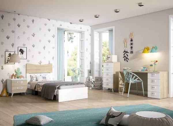 Cama infantil con cabecero CLEO Cama infantil con cabecero CLEO