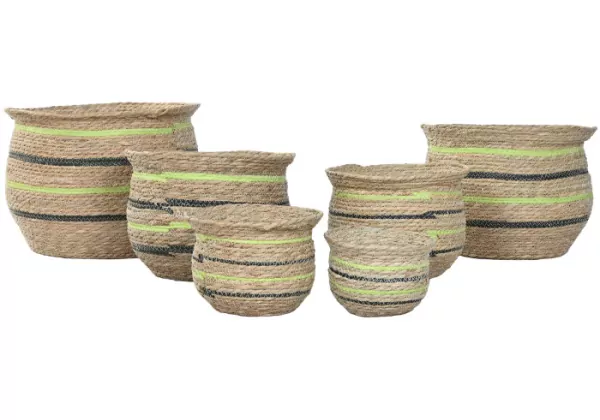Set 6 Maceteros mimbre NEXA Set 6 Maceteros mimbre NEXA