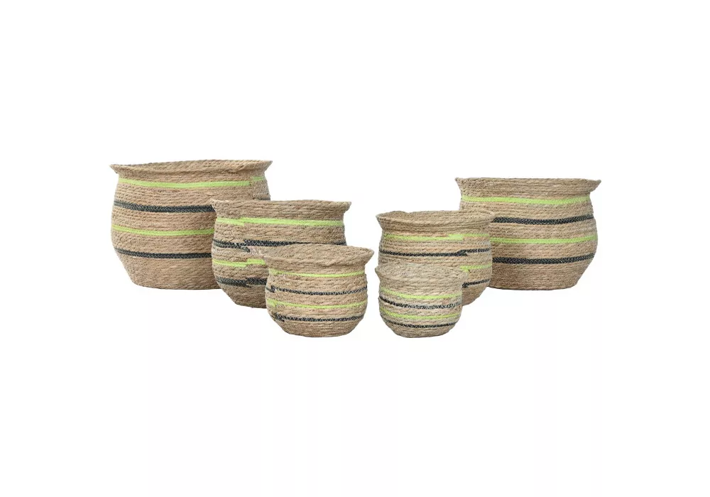 Conjunto 6 Macetero mimbre NEXA Conjunto 6 Macetero mimbre NEXA