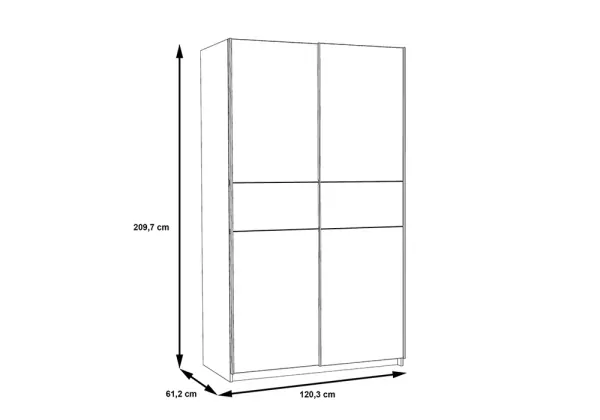 Armario de puertas correderas OLSON