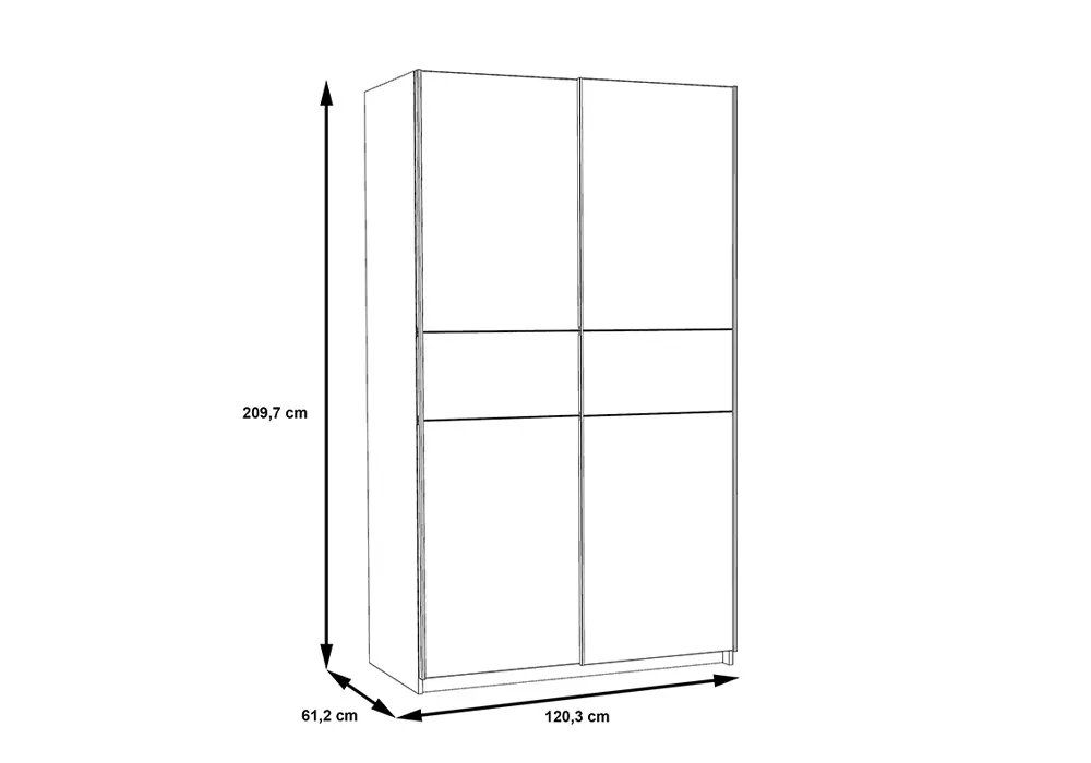 Armario de puertas correderas OLSON