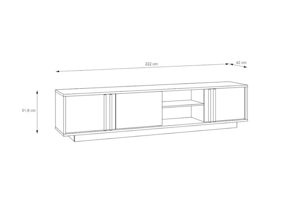 Mesa de televisión SNOW