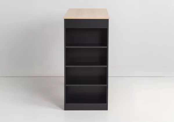 Mesa alta con estantes ALEX