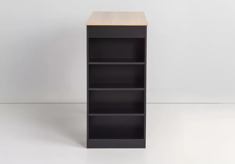 Mesa alta con estantes ALEX