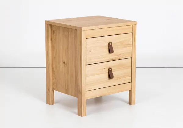 Mesita de noche 2 cajones LILLA Mesita de noche 2 cajones LILLA