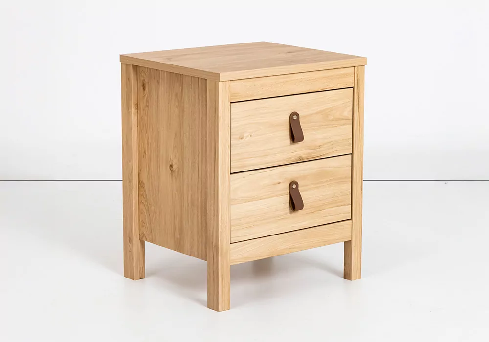 Mesita de noche 2 cajones LILLA Mesita de noche 2 cajones LILLA