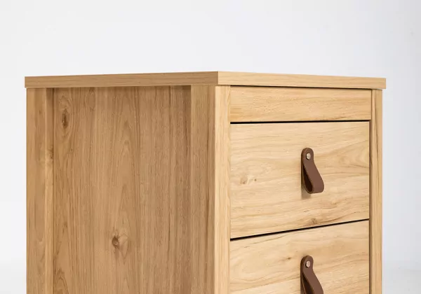 Mesita de noche 2 cajones LILLA Mesita de noche 2 cajones LILLA