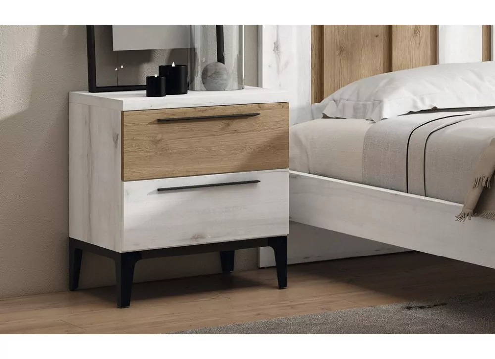 Mesita de 2 cajones ORLANDO