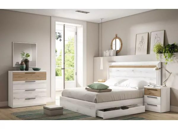 Mesita de 2 cajones ORLANDO