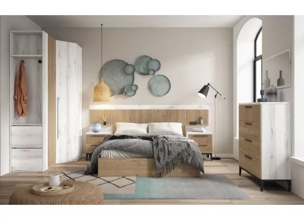 Mesita de 2 cajones ORLANDO