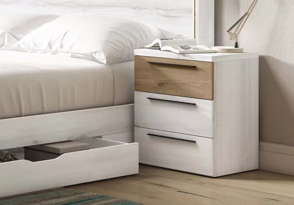 Mesita de 3 cajones ORLANDO