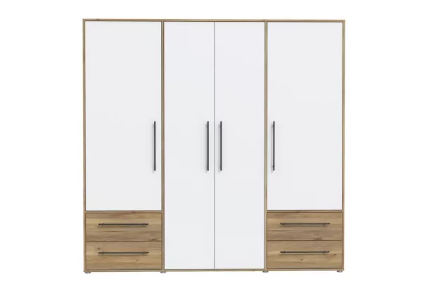 Roupeiro com 4 portas e 4 gavetas PRIMAVERA