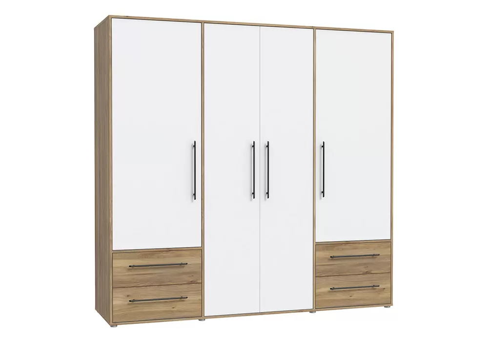 Roupeiro com 4 portas e 4 gavetas PRIMAVERA