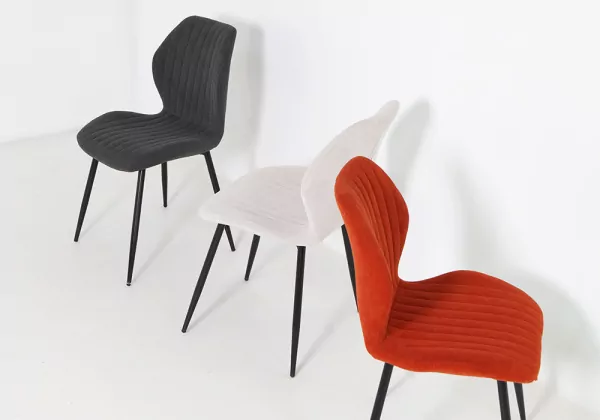 Cadeira de jantar estofada MIMI