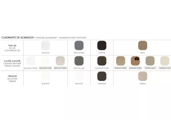 Canapé con patas altas NEST Canapé con patas altas NEST