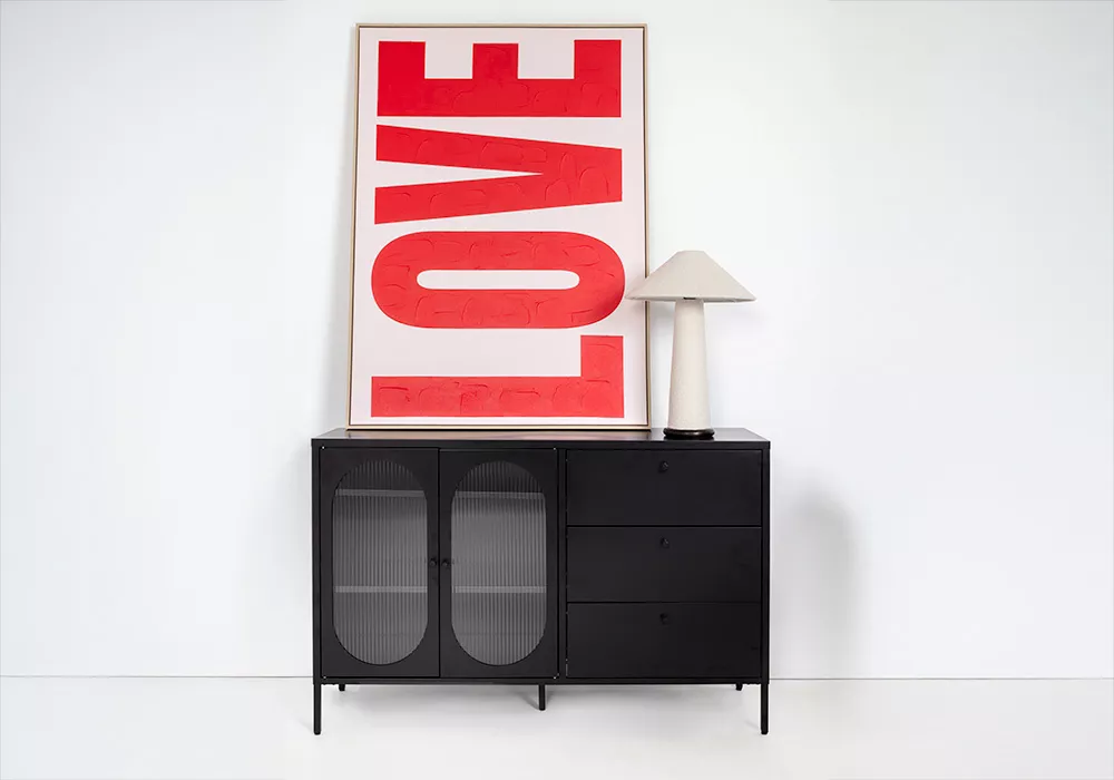 Quadro lona vermelho AMOR Quadro lona vermelho AMOR