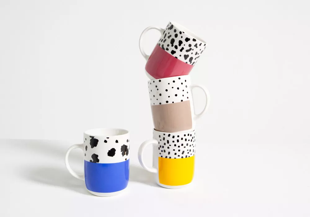 Caneca de porcelana Caneca de porcelana