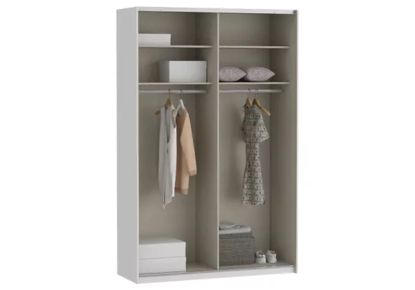 Armario 2 puertas correderas con ó sin espejo SLIDE