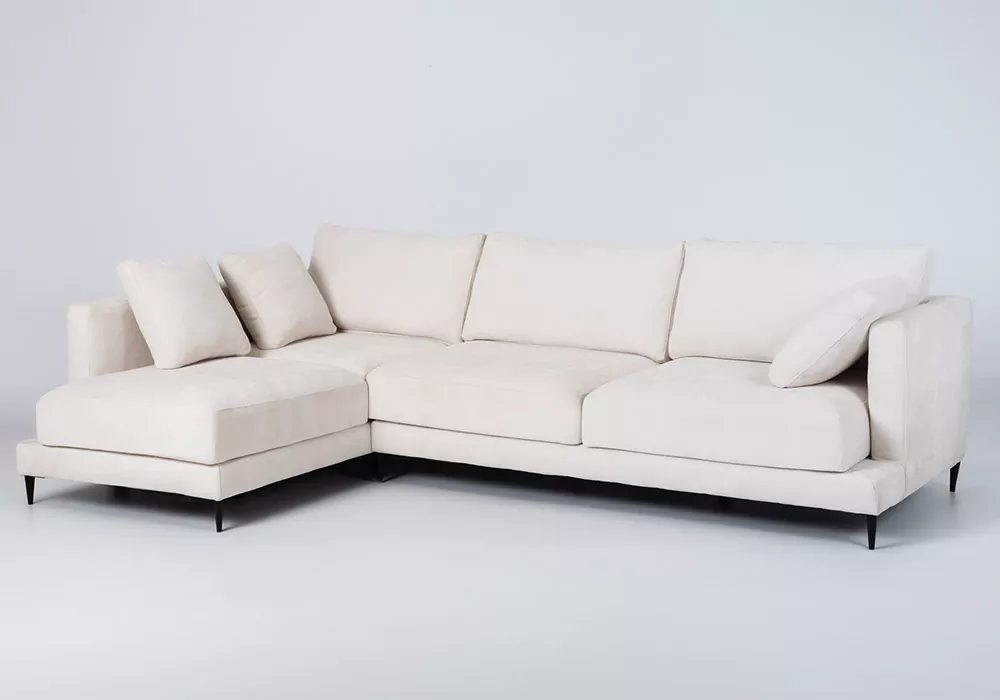 Chaise longue patas metálicas CLOUDY