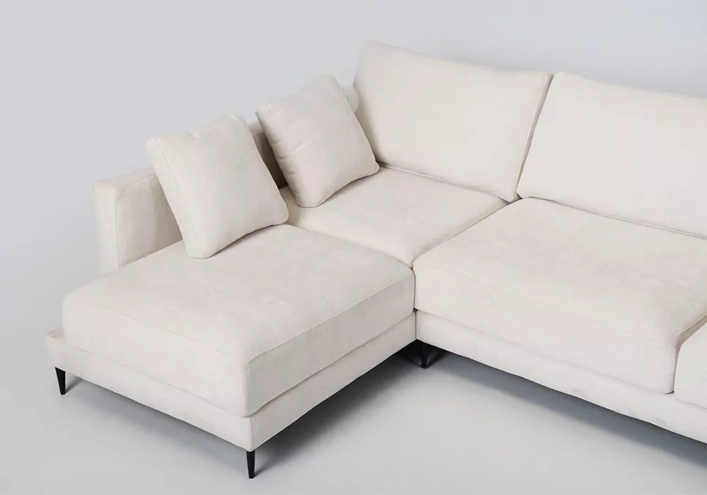 Chaise longue patas metálicas CLOUDY