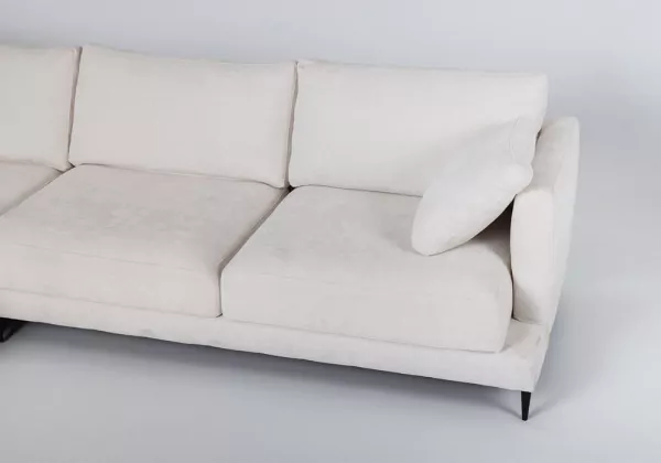 Chaise longue patas metálicas CLOUDY