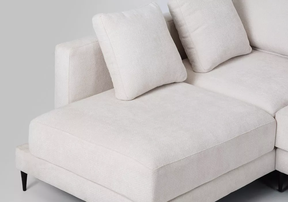 Chaise longue patas metálicas CLOUDY