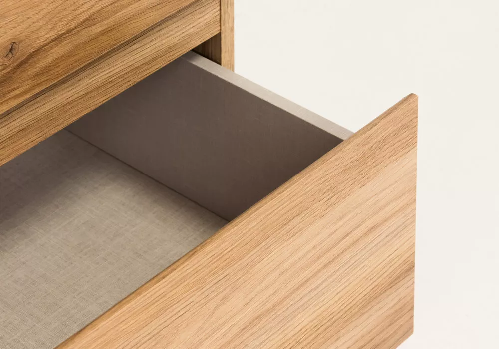 Conforto 3 gavetas de faia e Rattan CALABRIA Conforto 3 gavetas de faia e Rattan CALABRIA