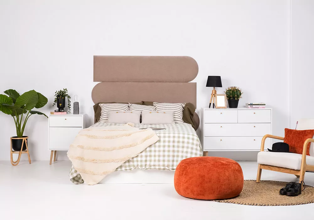 cópia da cabeceira para cama de 135 ou 150 faia e Ratán Calabria cópia da cabeceira para cama de 135 ou 150 faia e Ratán Calabria