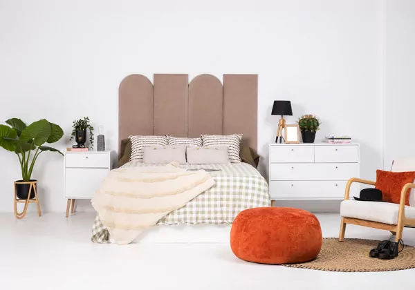 cópia da cabeceira para cama de 135 ou 150 faia e Ratán Calabria cópia da cabeceira para cama de 135 ou 150 faia e Ratán Calabria