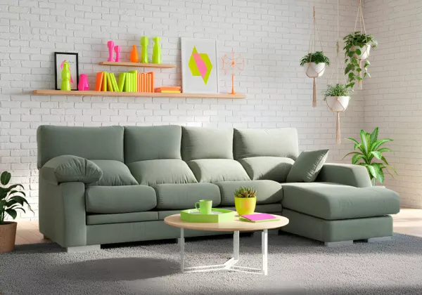 Sofá con chaise longue NEW TEXAS Sofá con chaise longue NEW TEXAS