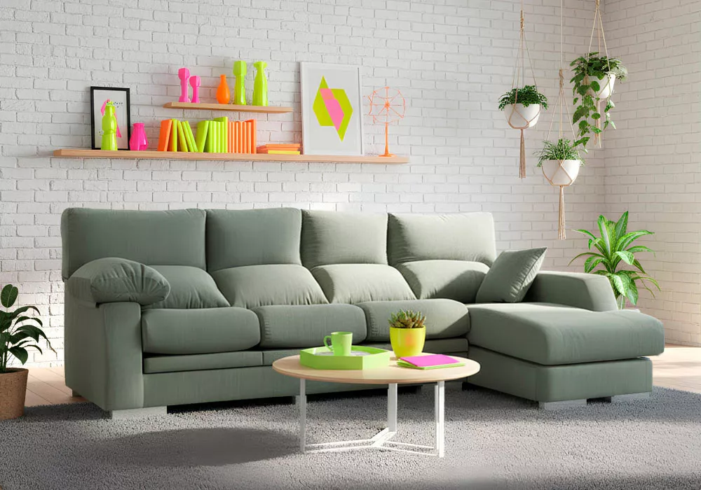 Sofá con chaise longue NEW TEXAS Sofá con chaise longue NEW TEXAS