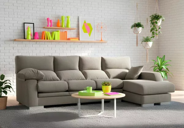 Sofá con chaise longue NEW TEXAS Sofá con chaise longue NEW TEXAS