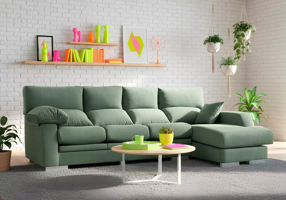 Sofá con chaise longue NEW TEXAS Sofá con chaise longue NEW TEXAS