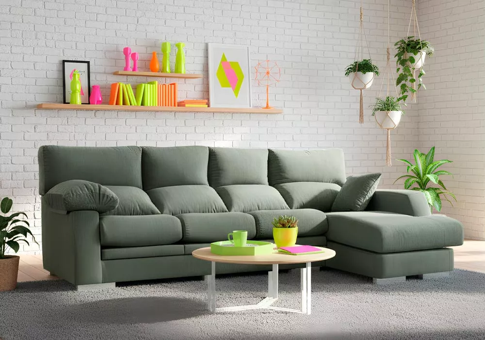 Sofá con chaise longue NEW TEXAS Sofá con chaise longue NEW TEXAS