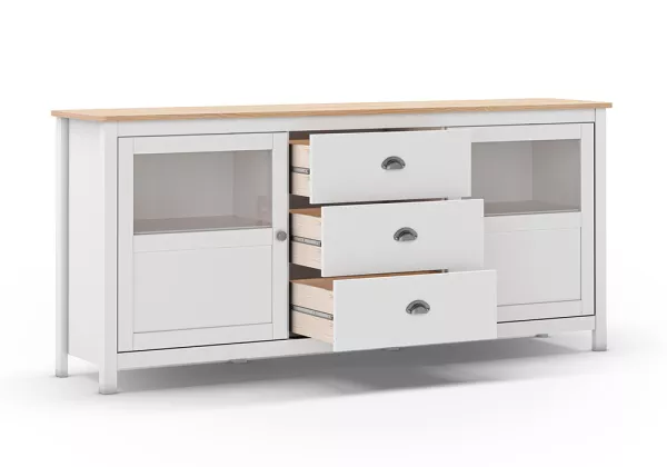 Aparador com 2 portas e 3 gavetas ROSETTE Aparador com 2 portas e 3 gavetas ROSETTE