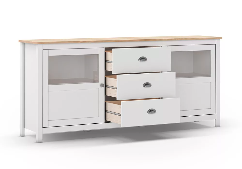 Aparador com 2 portas e 3 gavetas ROSETTE Aparador com 2 portas e 3 gavetas ROSETTE