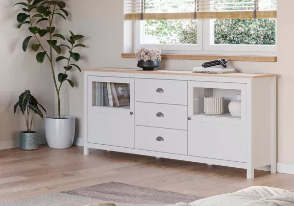 Sideboard 2 portas e 3 gavetas rosette Sideboard 2 portas e 3 gavetas rosette