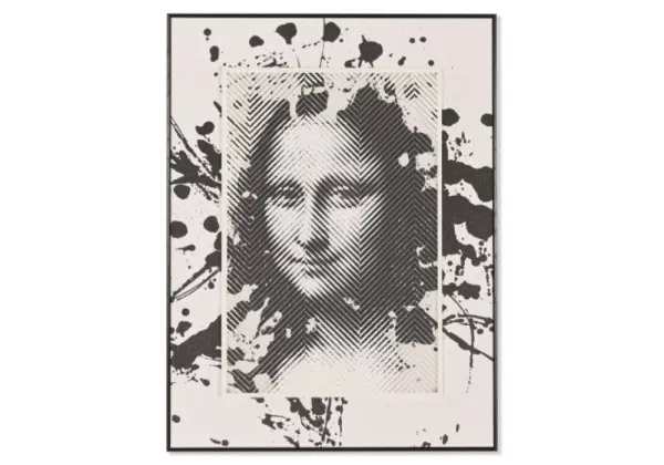 Quadro com moldura preta Mona Quadro com moldura preta Mona